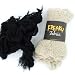 Halloween Decoration Freaky Fabric, Set of 2 - One Black & One Beige