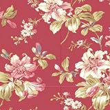 Waverly Lauren canyon Cardinal PEVA Flannel Back Tablecloth, 60x84 Oblong (Rectangle)