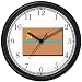 Flag of Turkmenistan (Old) Wall Clock by WatchBuddy Timepieces (White Frame)