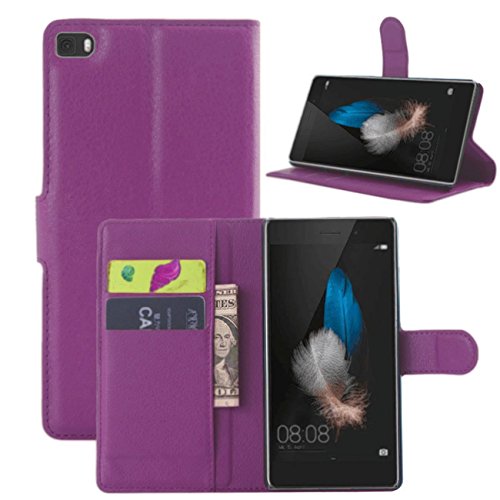 Huawei p8 lite case - flip pu leather wallet case holde…
