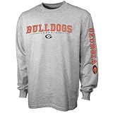 Georgia Bulldogs Ash Standard Long Sleeve T-shirt