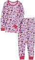 Gerber Bunny in Flowers Thermal Underwear Two Piece, Light Violet