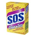 S.O.S. Clean 'n Toss Steel Wool Soap Pads, 15-Count Boxes (Pack of 6)