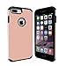 Ostart Smooth Lightweight Slim Fit Flexible Armor Back Case for iPhone7,iPhone 7 plus (Rose Gold(for iPhone 7 plus))