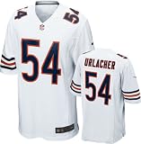 Brian Urlacher Jersey Away White Game Replica #54
