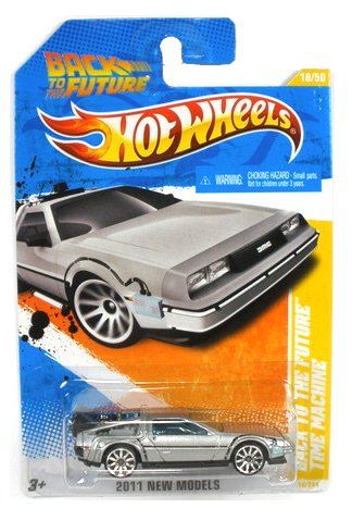Hot Wheels 18/50 Back to the Future Time Machine Die-Cast