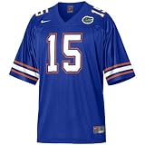 Nike Florida Gators #15 Royal Blue Replica Football Jersey