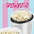Swan Popcorn Maker Fat Free Popcorn in Minutes Silver