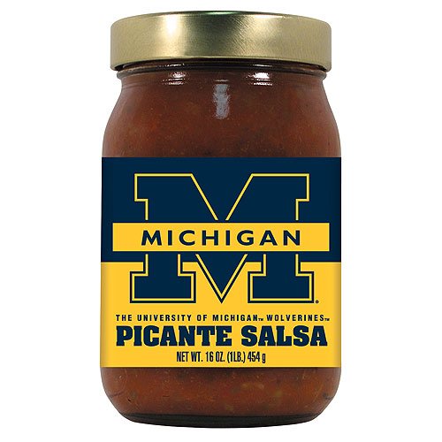 Michigan Wolverines NCAA Picante Salsa - 16oz