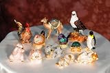 Kitten Cat Box Swarovski Crystals Gold Jewelry Trinket