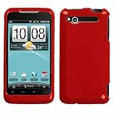 Solid Flaming Red Hard Protector Case Cover For HTC Merge ADR6325