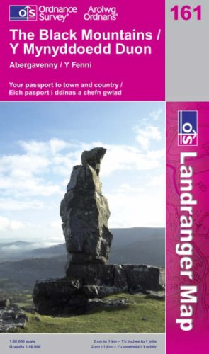 The Black Mountains: Y Mynyddoedd Duon (OS Landranger Map Series)