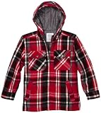 Levis Boys 8-20 Brushed Plaid Hooded Jacket