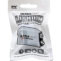 Ultralife Long-Life 9V Lithium Battery-U9VL-JPFP6JN-9V Batteries