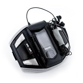 GeeBee Ultimo Sports / gym running armband for MP3 players / phones in size: M / colour: Black / compatible with (Creative Zen Micro / Mozaic / Mozaic EZ / style 100 300 / Nano Plus / Neeon / V V Plus / Wav)