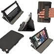igadgitz Schwarz PU Leder Tasche Ledertasche Schutz H�lle Schutzh�lle Etui Case f�r Google Nexus 7 Android 4.1 Tablet 8GB 16GB. Mit Sleep / Wake Funktion, Integrierte Handschlaufe + Display Schutzfolie