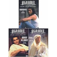 Highlander (3 pack) Counterfeit   Unholy Alliance   Finale by 