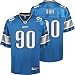 Ndamukong Suh Jersey: Reebok Blue #90 Detroit Lions Replica Jersey - XX-Large