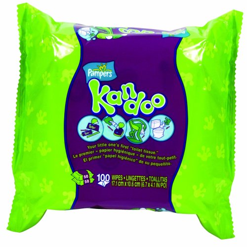 Pampers Kandoo Flushable Wipes, Magic Melon Scent, 100-Count Refills (Pack of 6)