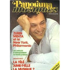 Panorama musiques n� 37, septembre-octobre 1980. zubin mehta et le new york philarmonic / les orgues d'appartement au banc d'essai / une grande enquete : la tele aime-t-elle la musique / ...