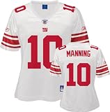 Eli Manning New York Giants Women's White Replica Jersey