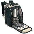 Picknickrucksack Picknicktasche mit Inhalt f. 2 Personen