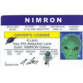 Alien - ET - Roswell - UFO - Collector Card