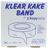 Cake band, Clear 2.5 inch - 1 box, 41.6 foot Roll