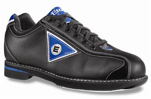 Etonic Bowling Shoes-Etonic Retro Mens Neon Black/Blue Bowling Shoes-Mens Etonic Bowling Shoes