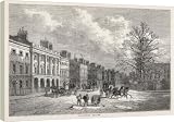 GROSVENOR SQUARE 1850S - 40 Inch Canvas Print (101cm) by Mary Evans
