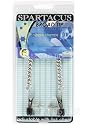 Spartacus Broad Tip Nipple Clamps with Adjustable Link Chain