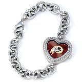 BSS - Washington Redskins NFL Ladies Heart Series" Watch"