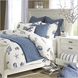 Harbor House Coral King Quilt, Blue Stone