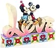 Disney Traditions by Jim Shore Love Inspirational Word Plaque 4-3/4-Inch