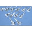 12 Silver Plated Chandelier Earrings Jewelry Findings