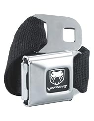 Buckle-Down Dodge Viper Logo Seat Belt Style Canvas Web Belt and Buckle Combo. Black.... by Buckle Down