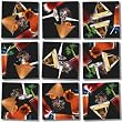 B Dazzle Cocktails Scramble Squares 9 Piece Puzzle