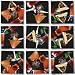 B Dazzle Cocktails Scramble Squares 9 Piece Puzzle