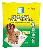 OUT! King Sized Training Pads for Multi-Dog Homes, 12 Count