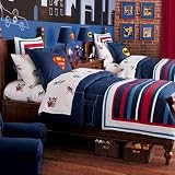 Pottery Barn Kids PBK Henry Stripe Quilted Bedding