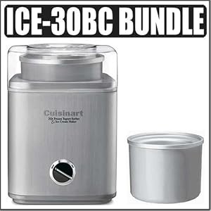Cuisinart Ice-30bc Pure Indulgence 2-quart Automatic Frozen Yogurt Sorbet and Ice Cream Maker + 2-quart Freezer Bowl
