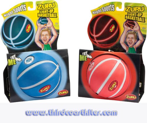 LED Light Up Mini-Basketball (RED)
