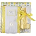SwaddleDesigns Boxed Gift Set - Yellow Dots and Suns