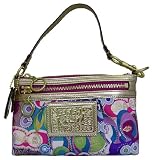 Coach Poppy Pop C Signature Capacity Wristlet Case Clutch Bag Multi Reviewed