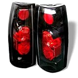 88-98 Chevy GMC C-10 Euro Taillights G2 - JDM Black 