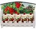 Ceramic Apples Wooden Spice Rack...Apples Mug set & Salt and pepper shakers also available!