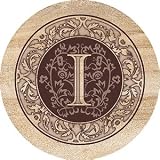 THIRSTYSTONE COASTER SET * MONOGRAMS * I