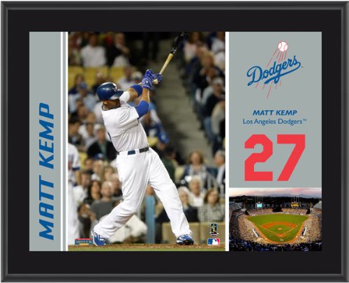 Matt Kemp Plaque | Details: Los Angeles Dodgers, Sublimated, 10x13, MLB Plaque