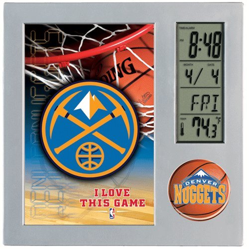 Denver Nuggets Digital Desk Clock