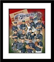 2007 Milwaukee Brewers MLB Framed 8x10 Photograph Team Collage - CLOSEOUT SPECIAL